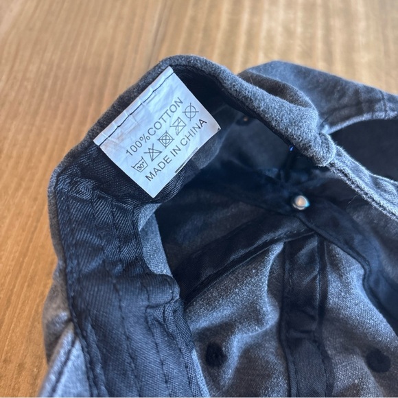 Yellowstone Dutton Ranch Women's Adjustable Faded Black Ponytail Ballcap Hat - Picture 5 of 5